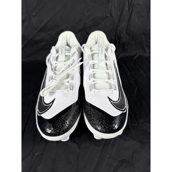 Nike Alpha Huarache Elite 4 Low Baseball Cleats Shoes Men 11.5 React Black White - Picture 6 of 10